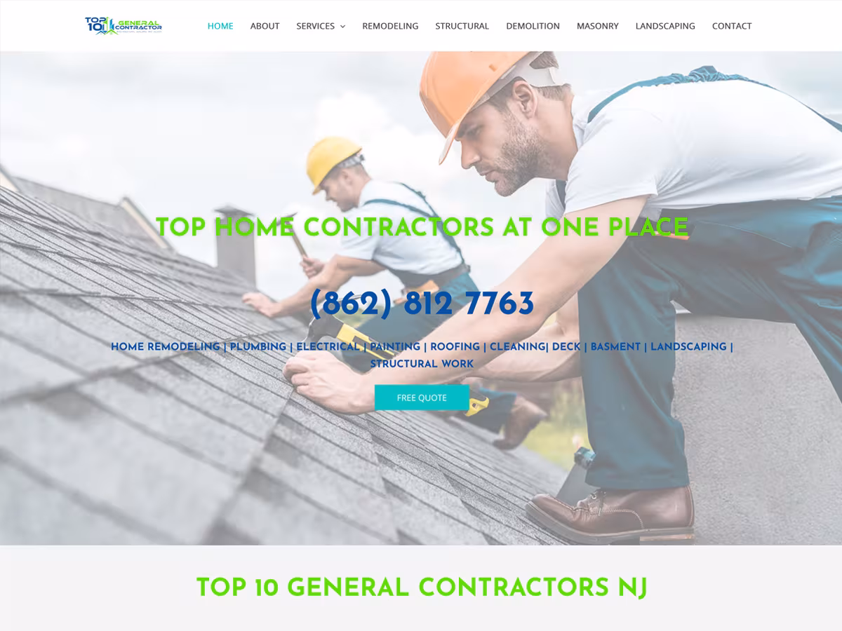 a man wearing hardhats and working on roof