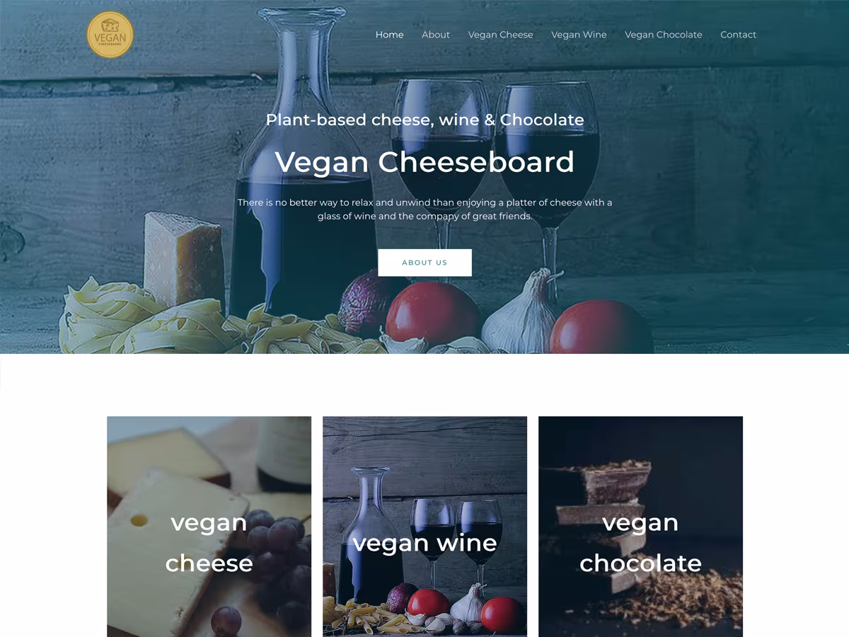 a screenshot of a website