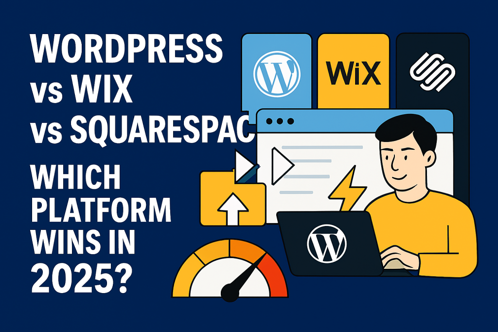 WordPress vs Wix vs Squarespace
